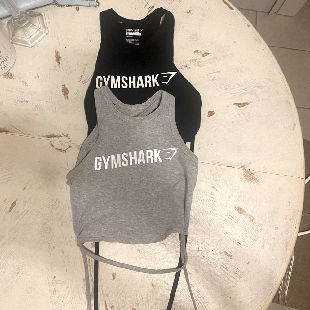 Gymshark crop tie tank bundle